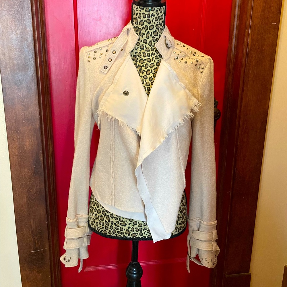 We the Free moto boho wool jacket